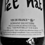 Le très beau pet' nat' de Jérôme Guichard vinifié sans aucun intrants.